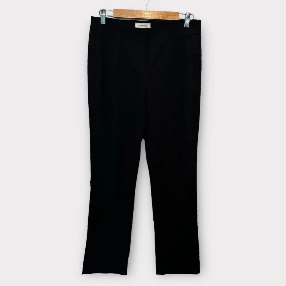 Stehmann Minimalist  Ina 740 in Black The Perfect Pull On Trouser Pants 29″ Leg - Picture 5 of 15